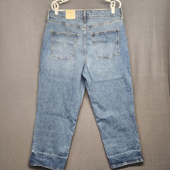 Universal Thread Jeans Womens 14 Short Blue Vintage Straight Denim Stretch NEW - Picture 16 of 16